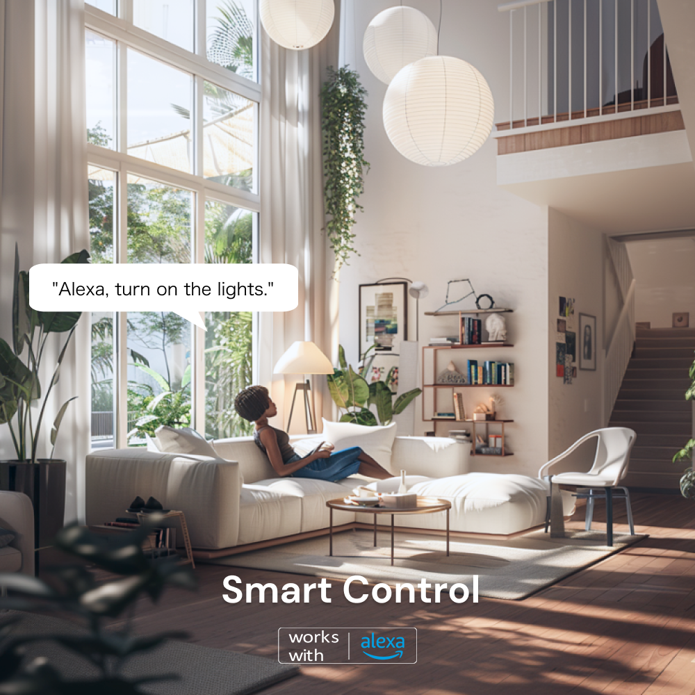 Convenient Control: Take control of your lights with ease using the Sengled Bluetooth App or voice commands with Amazon Alexa. Remotely control the lights from anywhere in your home, providing convenience and flexibility.