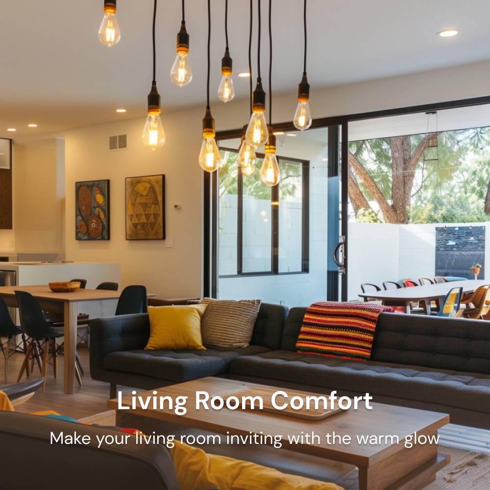 Experience the vintage charm of the Sengled Zigbee Edison ST19/E26 Bulb. Perfect for dining room light fixtures, pendant lighting, and kitchen lighting, this LED light offers smart control and seamless integration with Zigbee hubs. Adjust brightness to suit any mood and enjoy a touch of nostalgia with modern convenience. Ideal for e26 bulb sockets and as a stylish porch light. Illuminate your space with classic elegance and smart functionality.