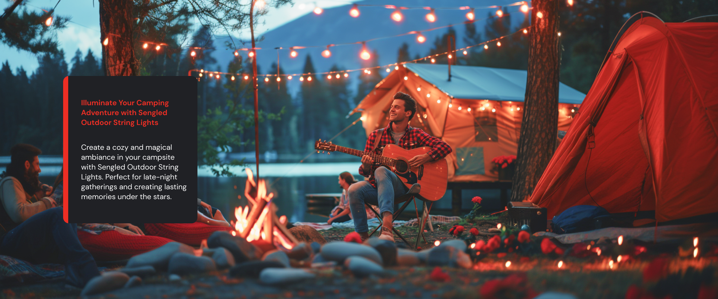 Illuminate Your Camping Adventure with Sengled Outdoor String Lights