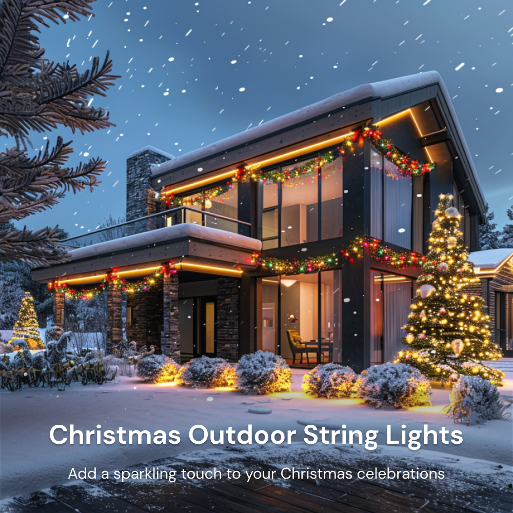 Christmas Outdoor String Lights: Add a sparkling touch to your Christmas celebrations with the Sengled Wi-Fi Outdoor String Lights. Create a festive ambiance with colorful and dazzling lights, spreading holiday cheer.