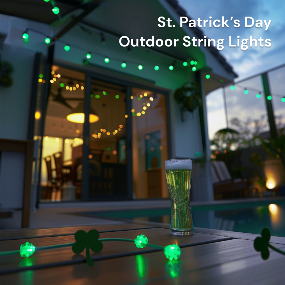 St. Patrick's Day Outdoor String Lights: Add a touch of green to your St. Patrick's Day celebrations with the Sengled Outdoor String Lights. Create a festive and vibrant atmosphere to honor the Irish tradition.