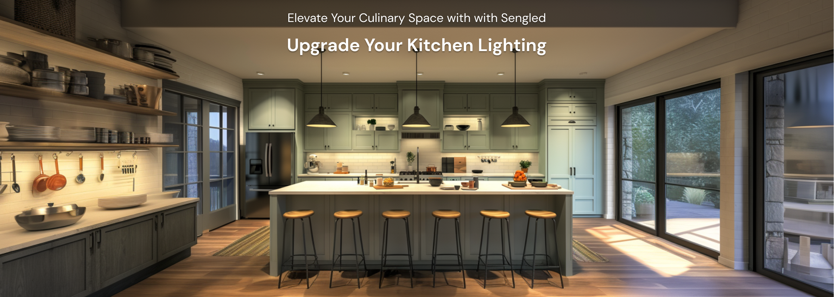 Transform your kitchen with Sengled's unbeatable upgrade deals. Enhance your cooking area with a variety of high-quality lighting solutions, including under cabinet lighting, ceiling lights, LED strip lights, bulbs, Edison bulbs, hanging lights, kitchen ceiling lights, and dining room lighting. Enjoy improved functionality, energy efficiency, and stunning ambiance at incredible savings. Don't miss this opportunity to revamp your kitchen!