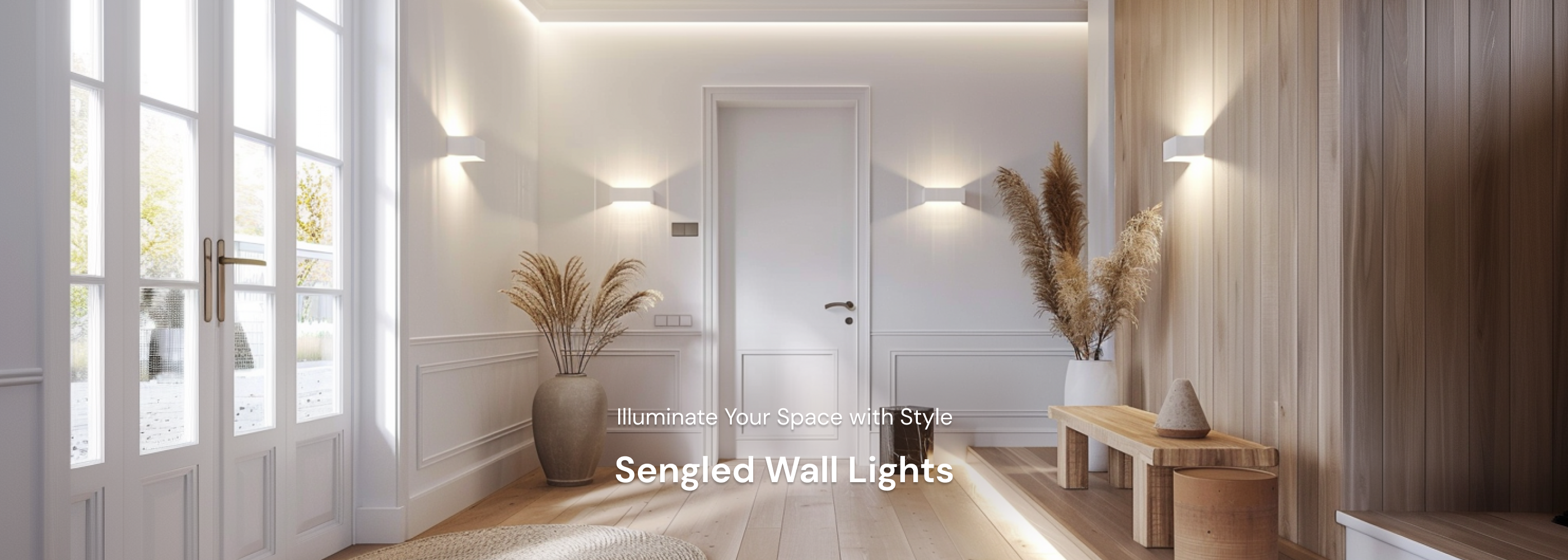 Discover Sengled's versatile wall lights collection featuring bright light switches, outdoor wall lights, RGB lights, and living room lamps. Enhance any room with stylish and functional wall lighting options. Explore our range today!