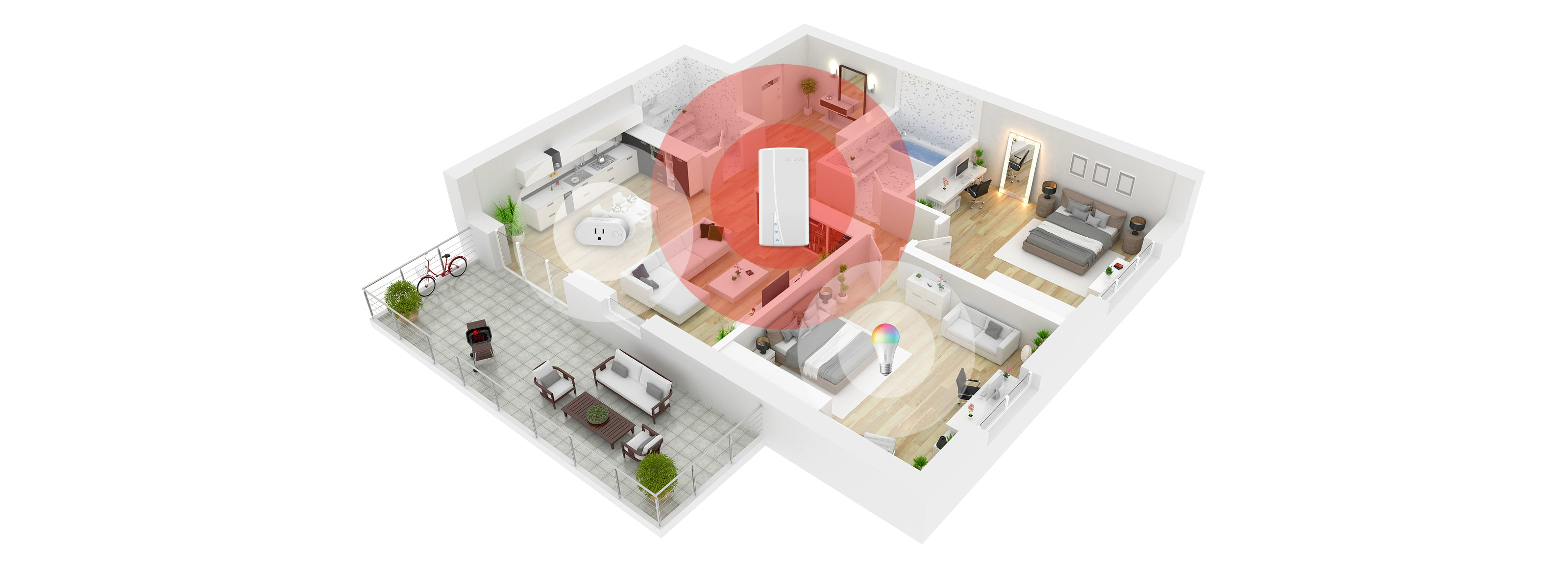 One Hub Supports 64 Sengled Zigbee Devices--Wide coverage up to 300ft, expandable with additional hubs or devices with built-in hub. Enjoy seamless connectivity without Wi-Fi slowdown.