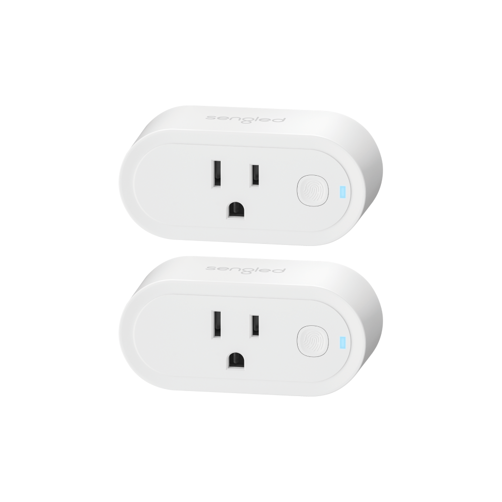  Sengled Smart Plug, S1 Auto Pairing with Alexa Devices, Energy  Monitoring, Smart Outlet Remote Control, 15A Smart Socket, 1800W, Timer &  Schedule, Bluetooth Mesh Smart Home, No Hub Required, 2-Pack 