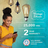 Sengled Smart Wi-Fi Amber Vintage Filament ST19 Bulbs