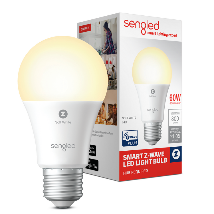Sengled Smart Z-WAVE Plus LED Soft White A19 Bulb